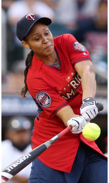 Local athletes Peterson, Moore and Parise represent at Celebrity Softball Game